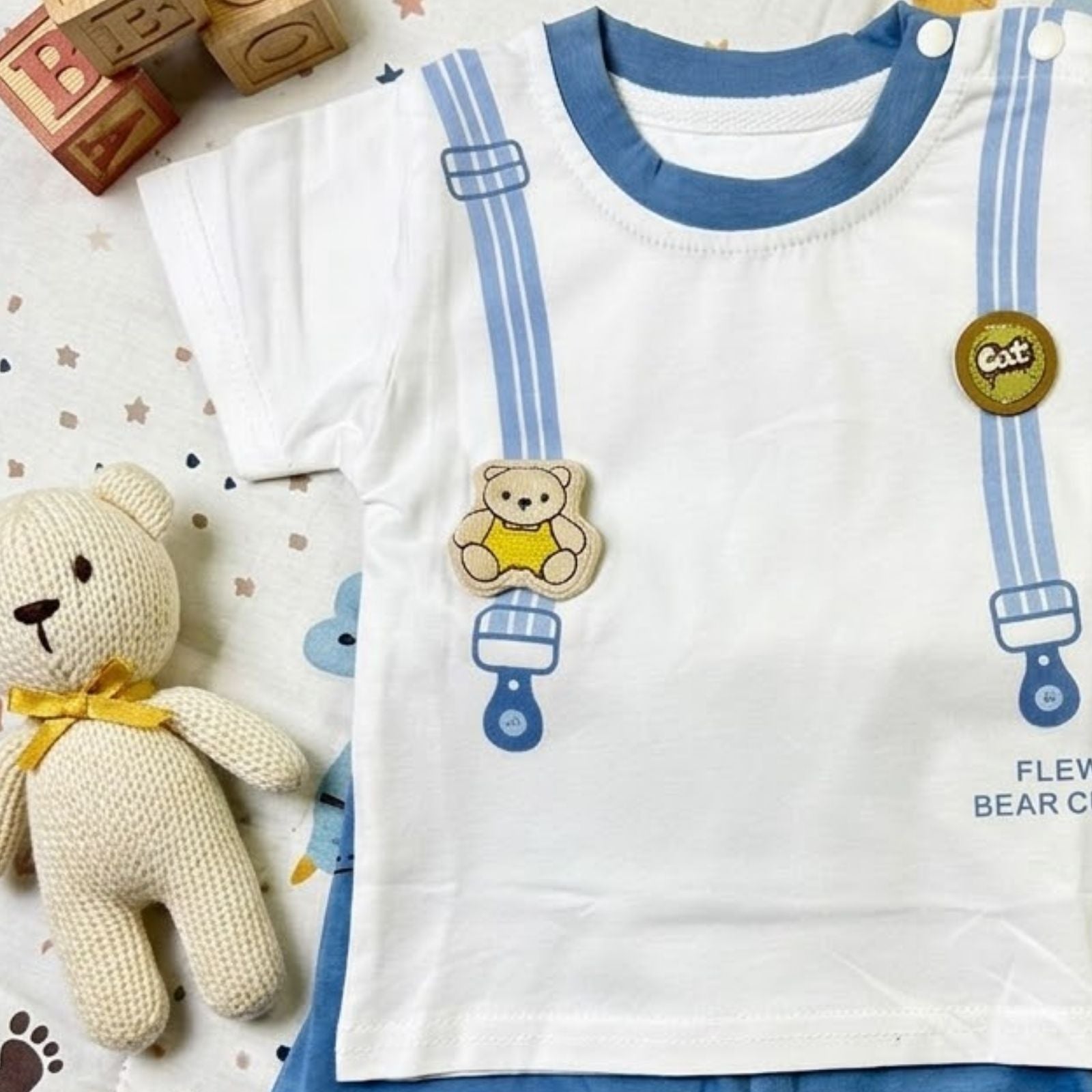 Fly Bear Shirt & Shorts Set